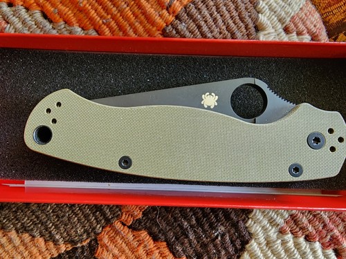 Spyderco paramilitary od - paramilitary,