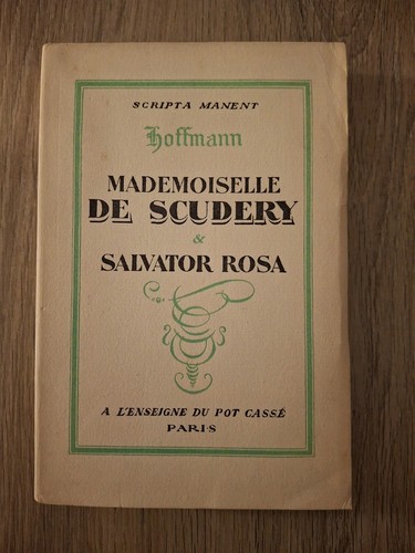 Mademoiselle scudery et - mademoiselle, de