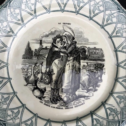 Assiette parlante - assiette,