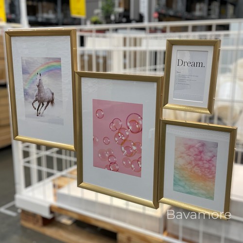 Ikea silverhöjden frame gold - silverhÖjden,
