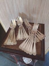 Ménagère 24 Pièces Style Art Déco Orfèvrerie Liberty Métal Argenté