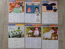 lot fiches-tricot vintage