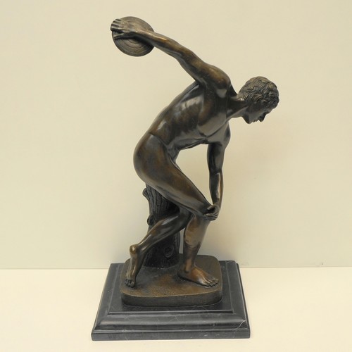 Statue sculpture discobole - discobole, nu