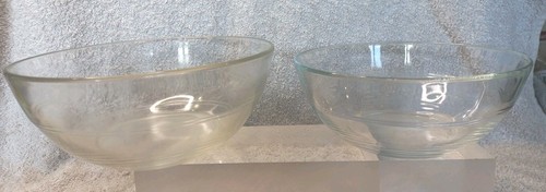 Lot saladiers en verre - lot, 2