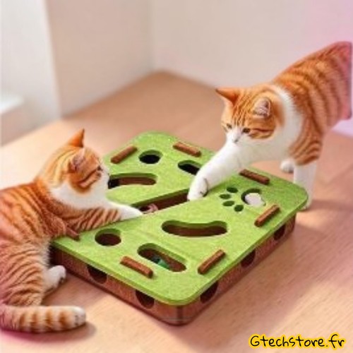 Boîte jeu chat - chat,