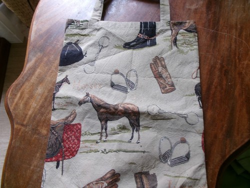 Sac toile motif chevaux et - sac,