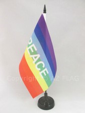 DRAPEAU DE TABLE ARC-EN-CIEL