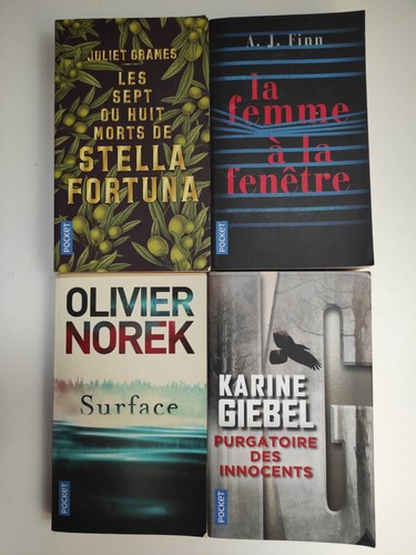 Lot romans thriller pocket - 4,