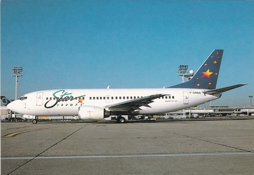 Carte postale avion star - carte,