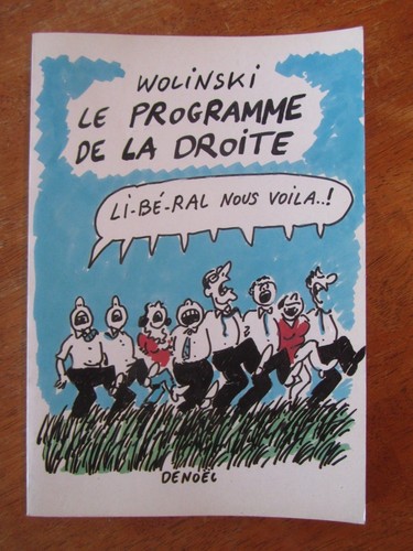 Wolinski programme de la - bd,