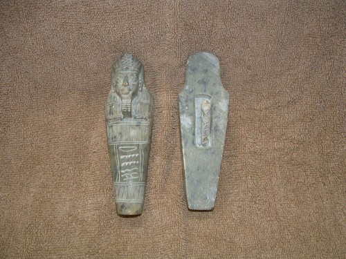 Rare egyptian ushabti - egyptian, stone