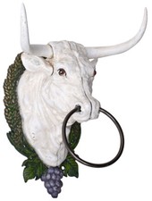 Porte-Serviettes Taureau Tête