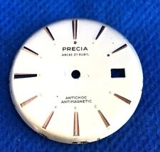 Cadran de montre Zifferblatt Watch Dial PRECIA Ancre 21 Rubis Antichoc Suisse