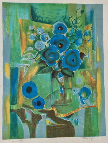 Lithographie tony agostini - tony,