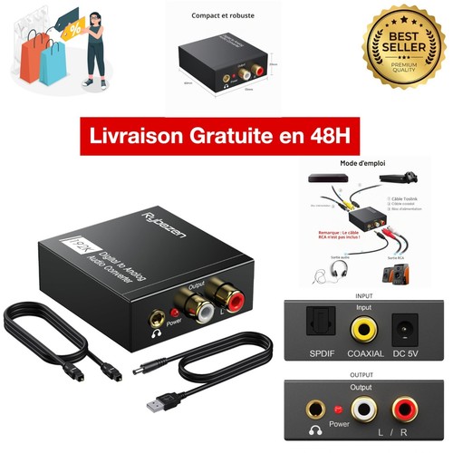 Convertisseur audio numérique - convertisseur,
