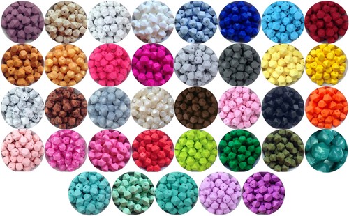Perle silicone hexagone - silicone, 14mm