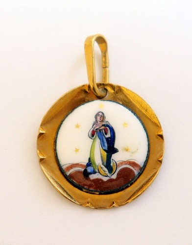 Médaille emaillée immaculée - médaille,