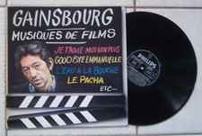 SERGE GAINSBOURG / MUSIQUES DE FILMS  - PHILIPS 9101246