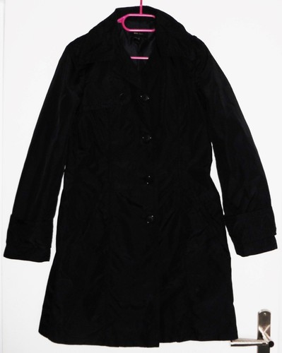 Trench impermeable noir