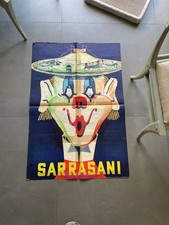 Affiche cirque ancienne 119x80 cm , circus poster 1968 , zirkus plakat Sarrasani