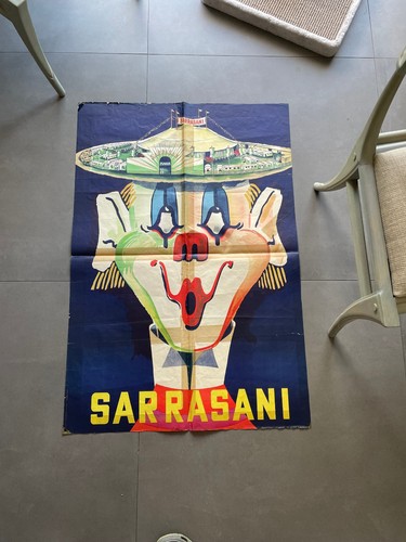 Affiche cirque ancienne 119x80