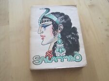 livre ancien Salammbo Gustave