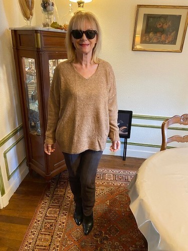 Pull marron clair monoprix - pull,