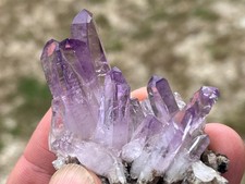 Améthyste Veracruz 6x5cm Qualite Gemme. Splendide druse de cristaux sans défaut 