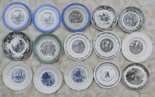 assiettes parlantes gien