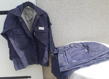 Ensemble denim SNCF neuf : veste + pantalon travail longuet  vintage taille 38