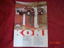 ANCIENNE  BROCHURE   PUBLICITAIRE    PONT   ELEVATEUR   KONI