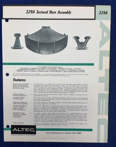 Vintage altec lansing spec - vintage,
