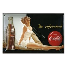 Plaque métal publicitaire