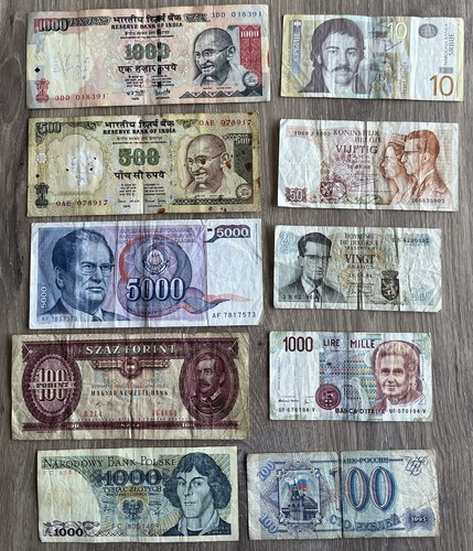 monnaie billet monde
