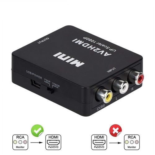 Adaptateur rca hdmi - adaptateur, rca/hdmi