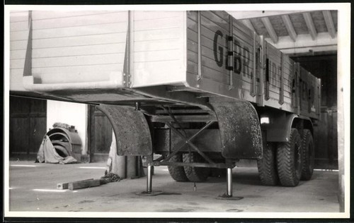 Photographie remorque camion