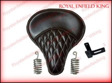 Selle En Cuir Marron Foncé