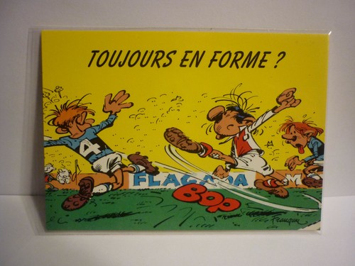 Carte postale gaston lagaffe - carte,