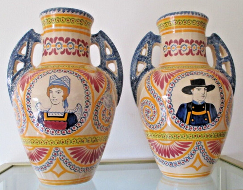 Ancienne paire grands vases - grands,