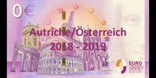Billet Souvenir 0 Euro/Null Euro-Schein - Autriche/Österreich - 2018-2019