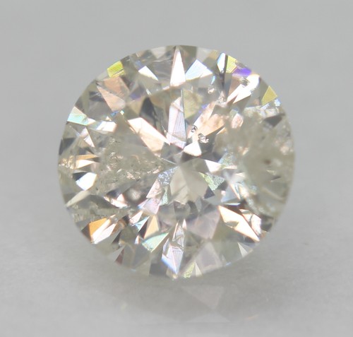 Diamant naturel taillé rond - diamant,