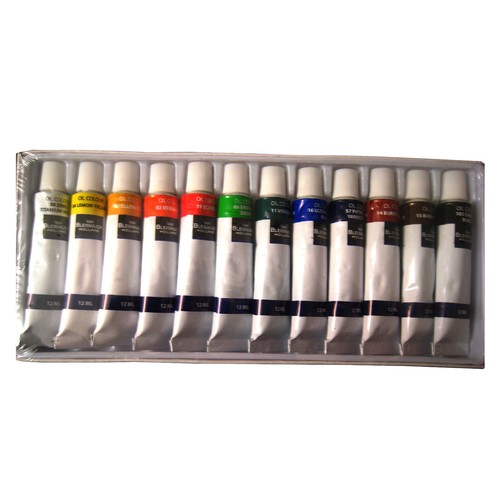 Boite peinture huile 12 - peinture, l'huile
