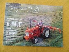 Tracteur RENAULT Super 2D - guide d'utilisation et d'entretien