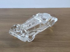 Sculpture Verre - Mercedes SSK 1/18- 1930 – déco rétro collection vitrine Rare