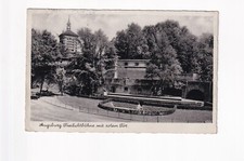 D2707) AUGSBOURG - scène en plein air avec portail rouge - 1931