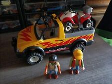 PLAYMOBIL , Voiture 4 X 4 ,Pick-up avec Quad 
