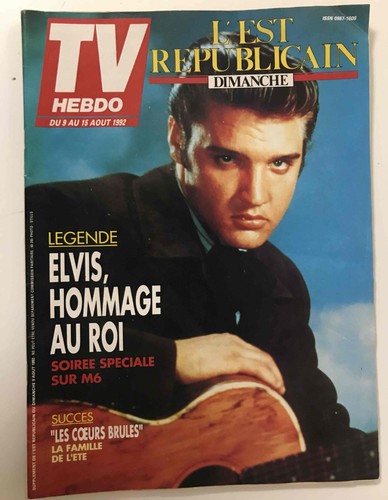Hebdo aout 1992 elvis - hebdo-aout, 1992-elvis