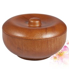 1pc Bol à raser en bois avec