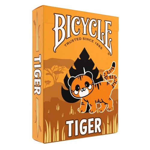 Tiger bicycle cartes jouer - tiger,