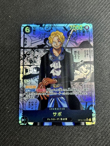 Onepiece card sabo manga - onepiece,